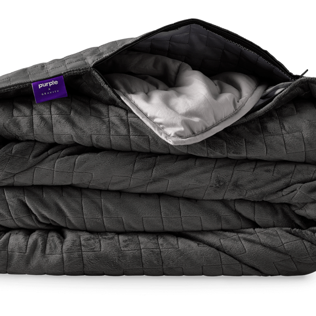 Purple + Gravity Weighted Blanket