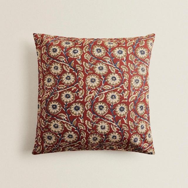 ZARA HOME – FLORAL PRINT THROW PILLOW COVER