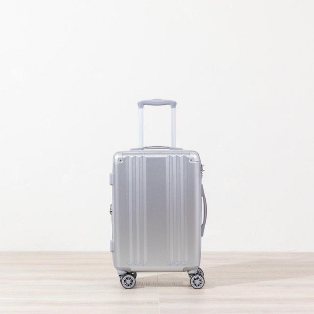 Ambeur Carry-On Luggage - Silver