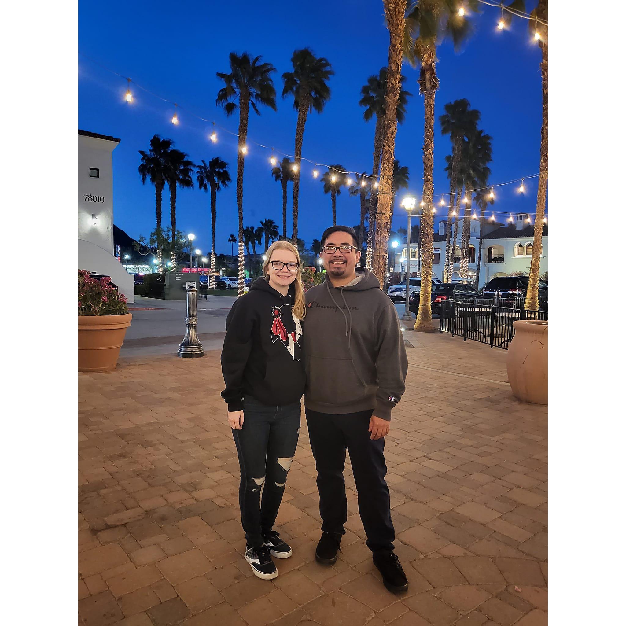 Our first trip to California together