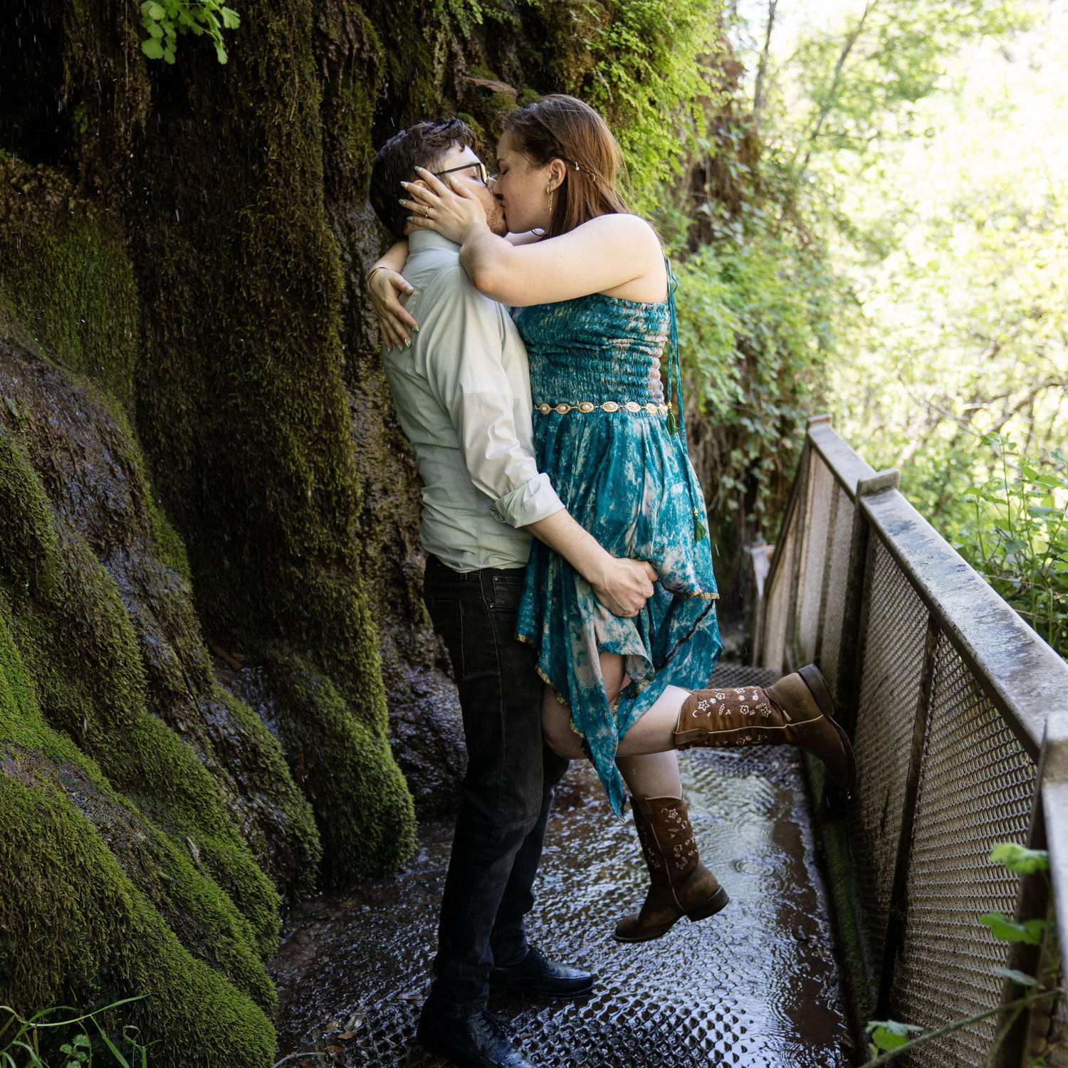 Our engagement photos were taken by Christine Crossen at the amazing Tonto Natural Bridge State Park.