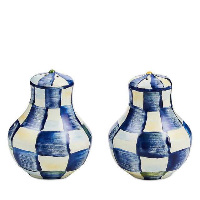 Mackenzie-Childs Royal Check Salt and Pepper Shaker Set