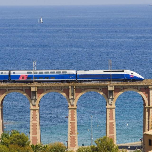 Honeymoon’s Train ticket from Marseille to Cannes