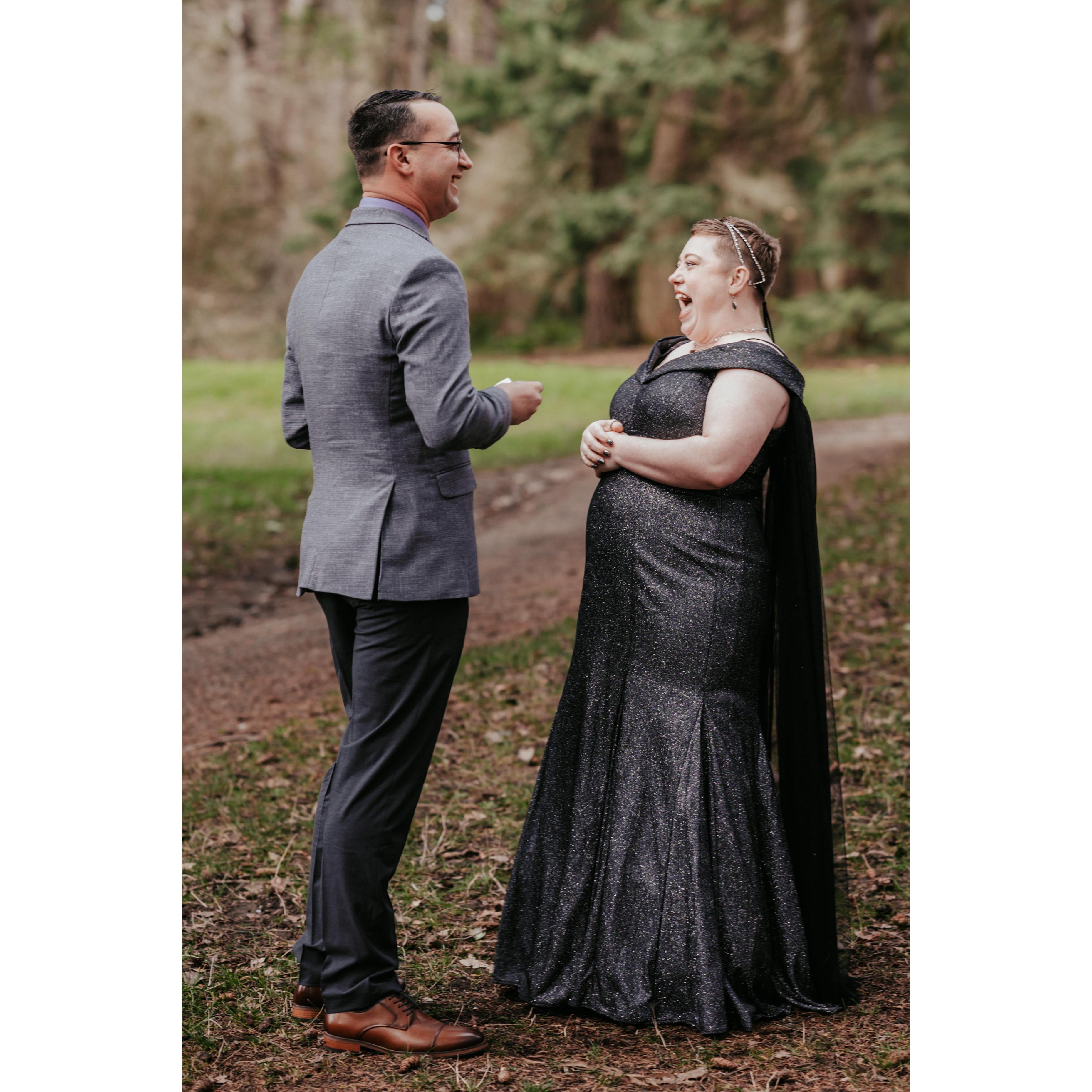 Not really sure what this was anymore, but we thought it was a wonderful candid moment.