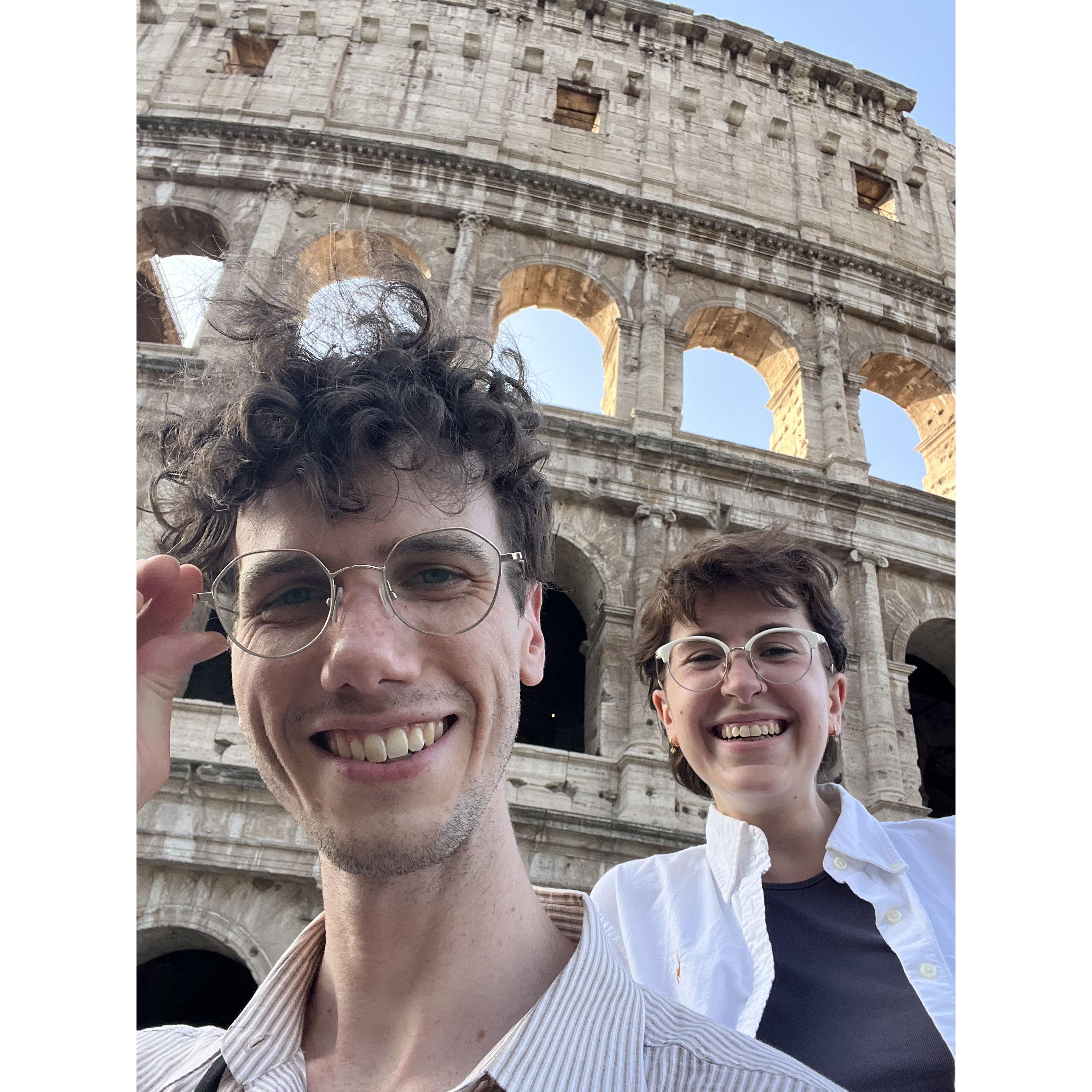 at the colosseum