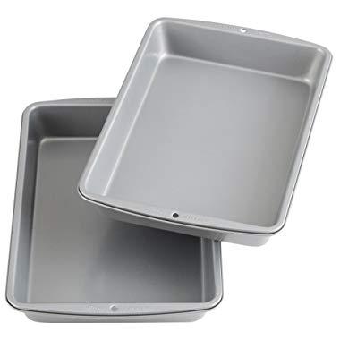 Wilton Recipe Right Non-Stick 9 x 13-Inch Oblong Cake Pan, Set of 2