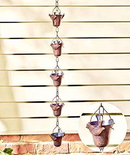 Ct Discount Store Decorative Iron Bird Rain Chain