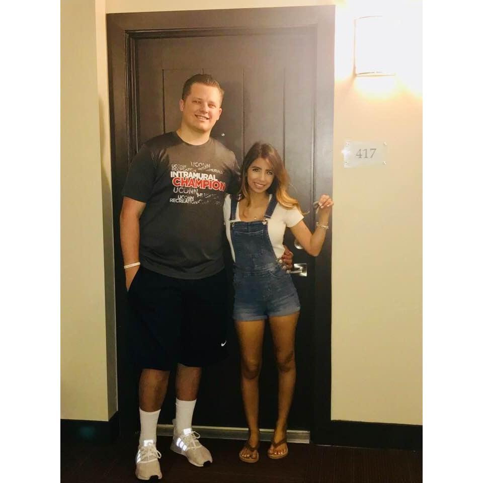 The day we moved into our first apartment together.