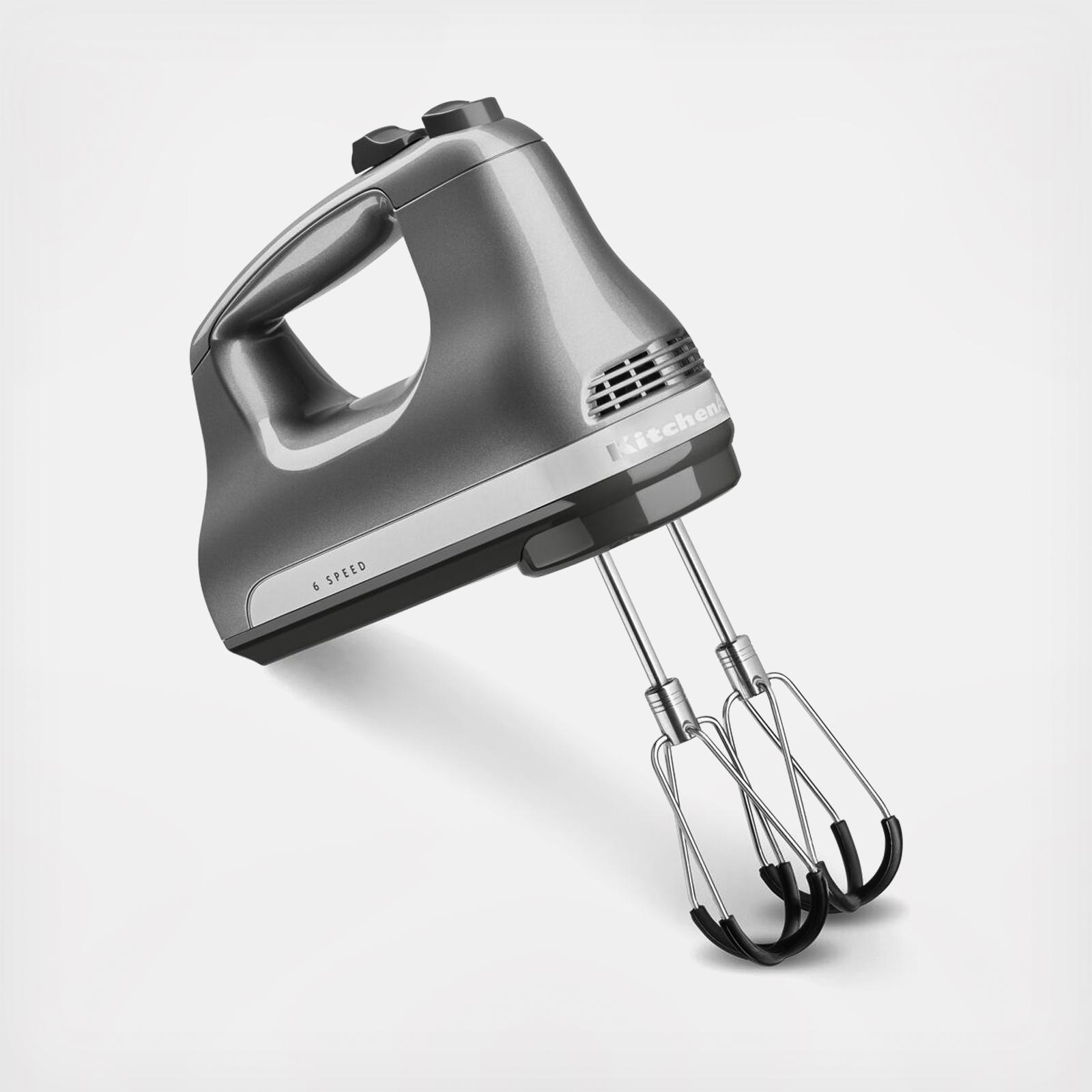 KitchenAid 9-Speed Digital Hand Mixer with Turbo Beater II Accessories and  Pro Whisk - Onyx Black