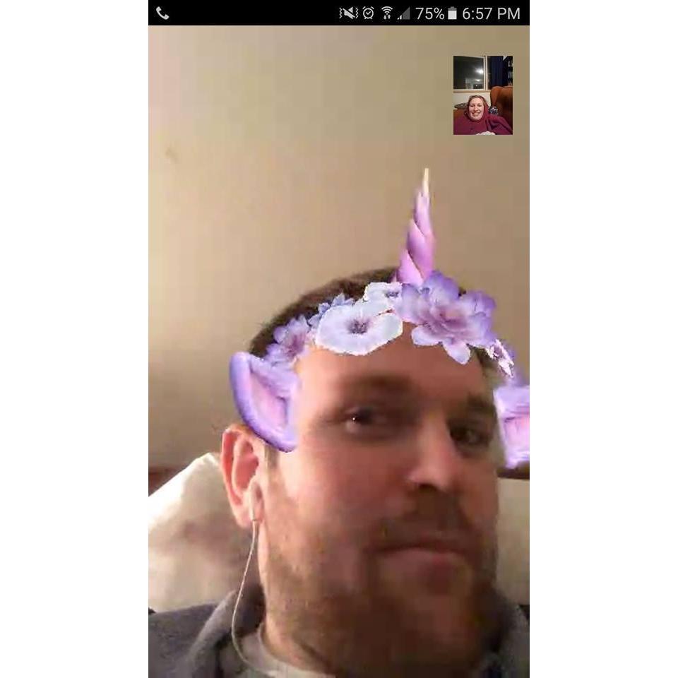 Another key to long-distance relationships: frequent communication and laughter! Technology has supplied the one, and we can provide the other.