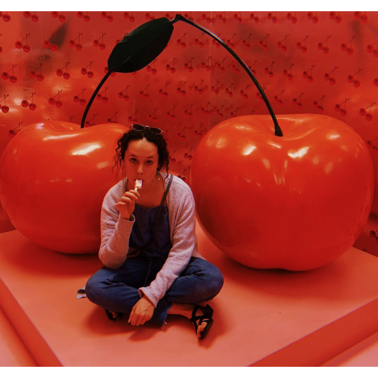 MK and Megan visited the Ice Cream Museum