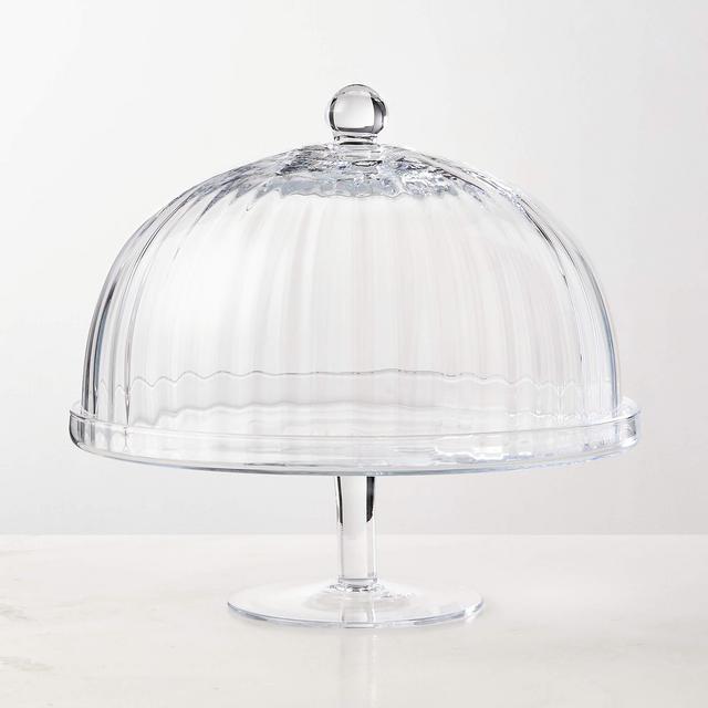Zofia Fluted Glass Cake Stand