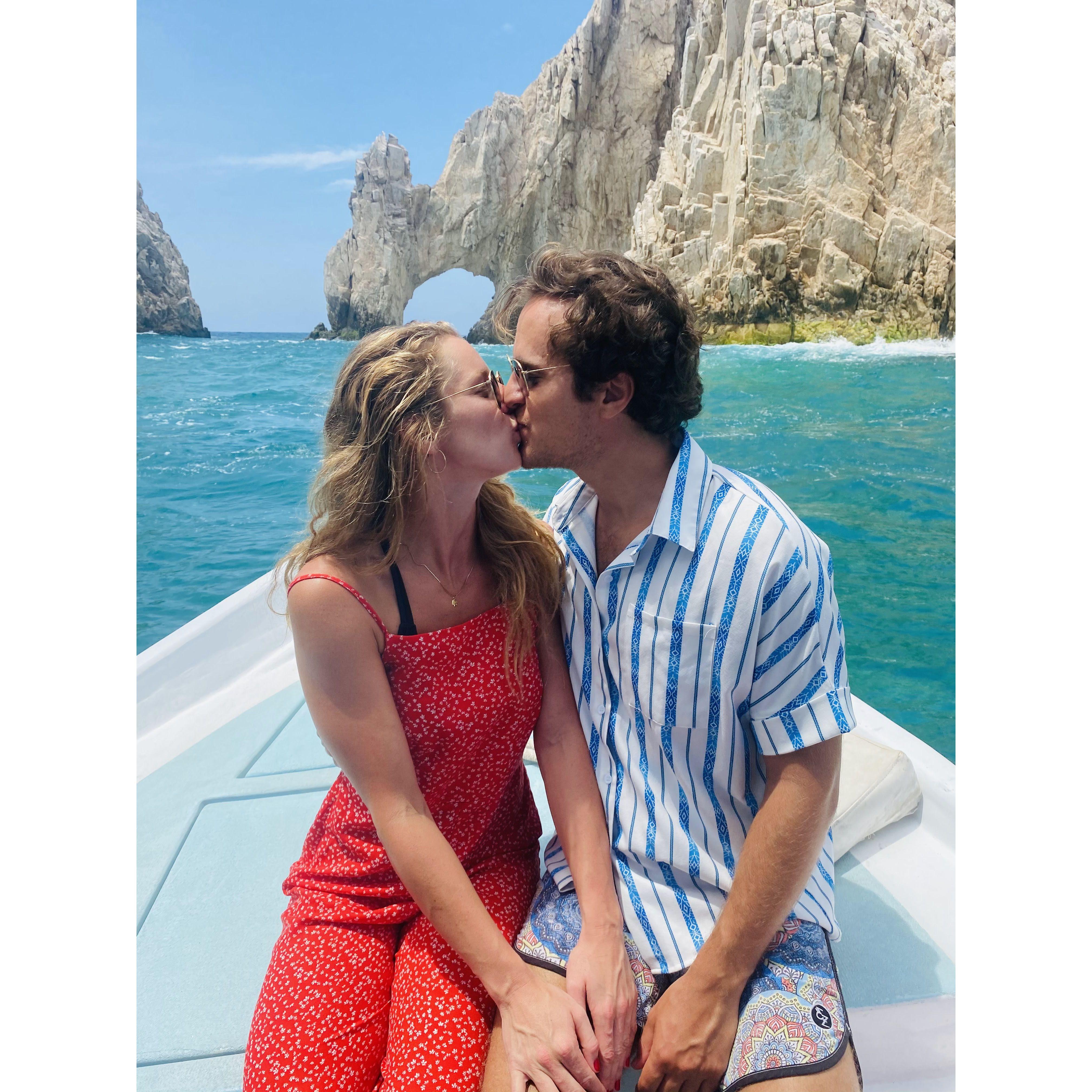 Mexico trip in front of Lovers Beach, Los Cabos