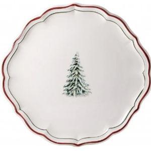 Gien France: Filet Noel Cake Platter