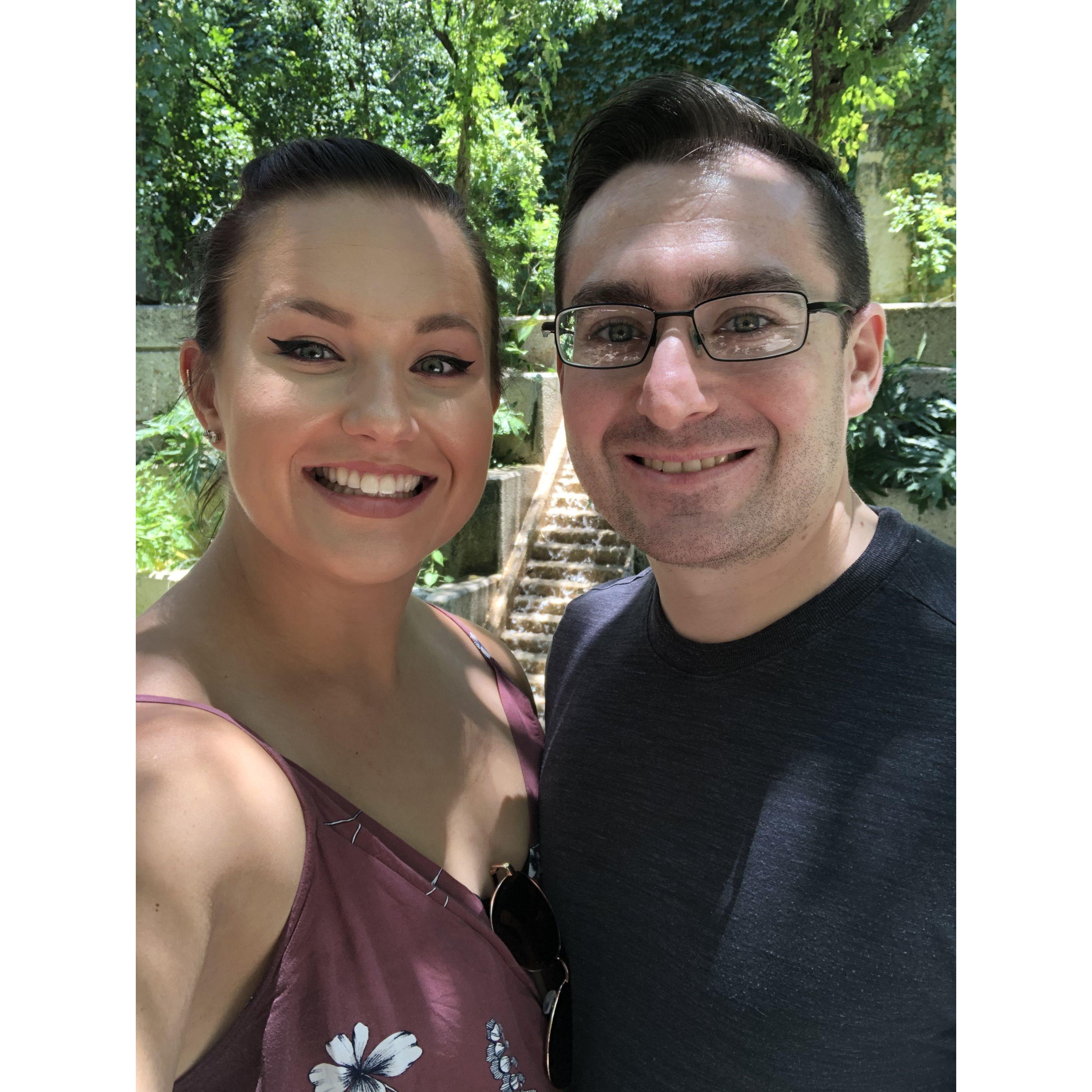 Visiting Allan in Texas during retraining!
