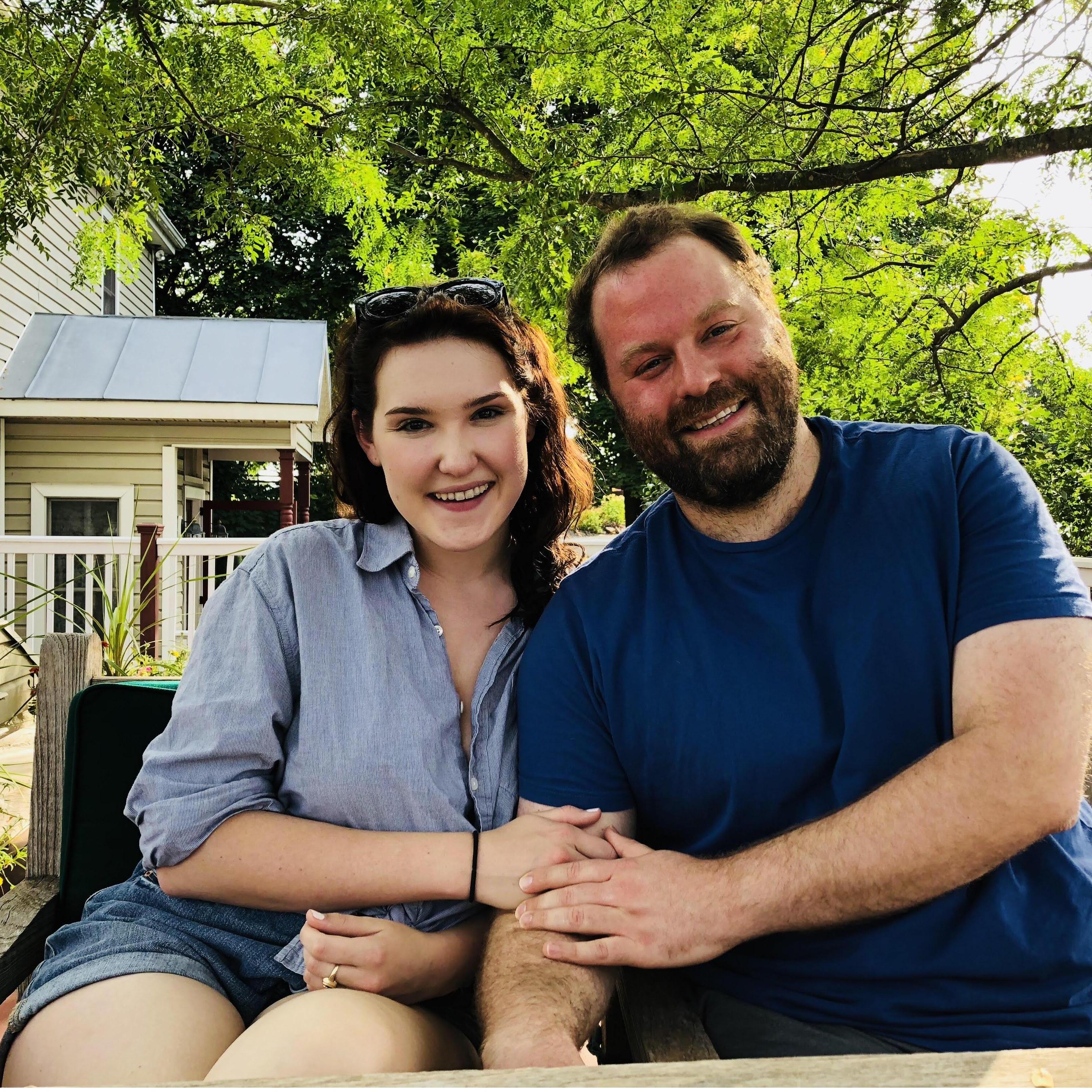 A hot day on the Farm is best spent with your favorite person, hangin on the deck! July 2018