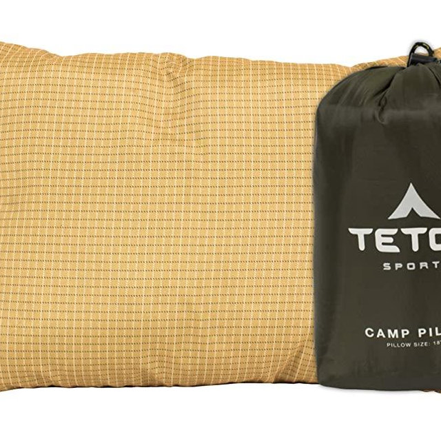 TETON Sports Camp Pillow; Great for Travel, Camping and Backpacking; Washable,