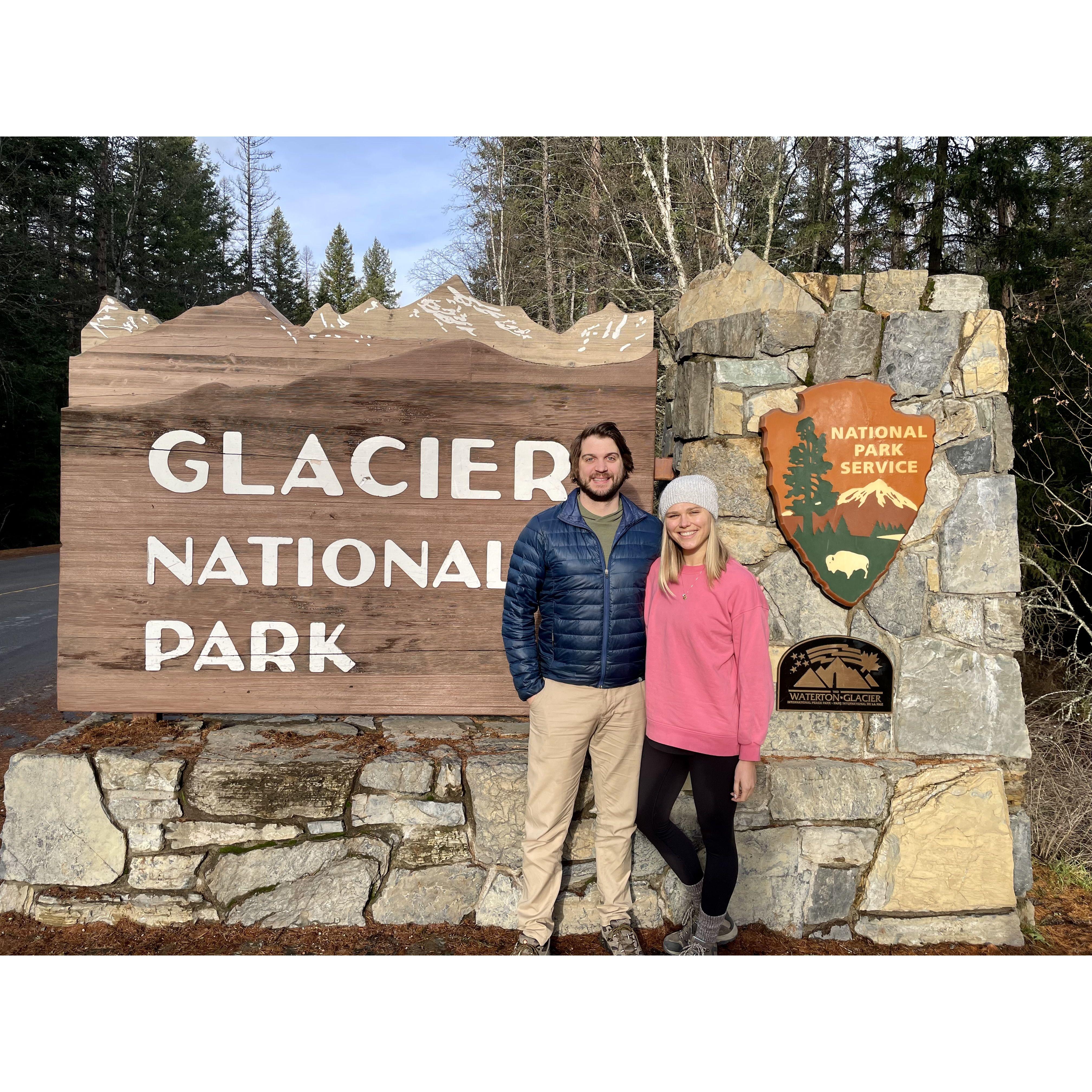 Visiting Kyra's parents in MT
