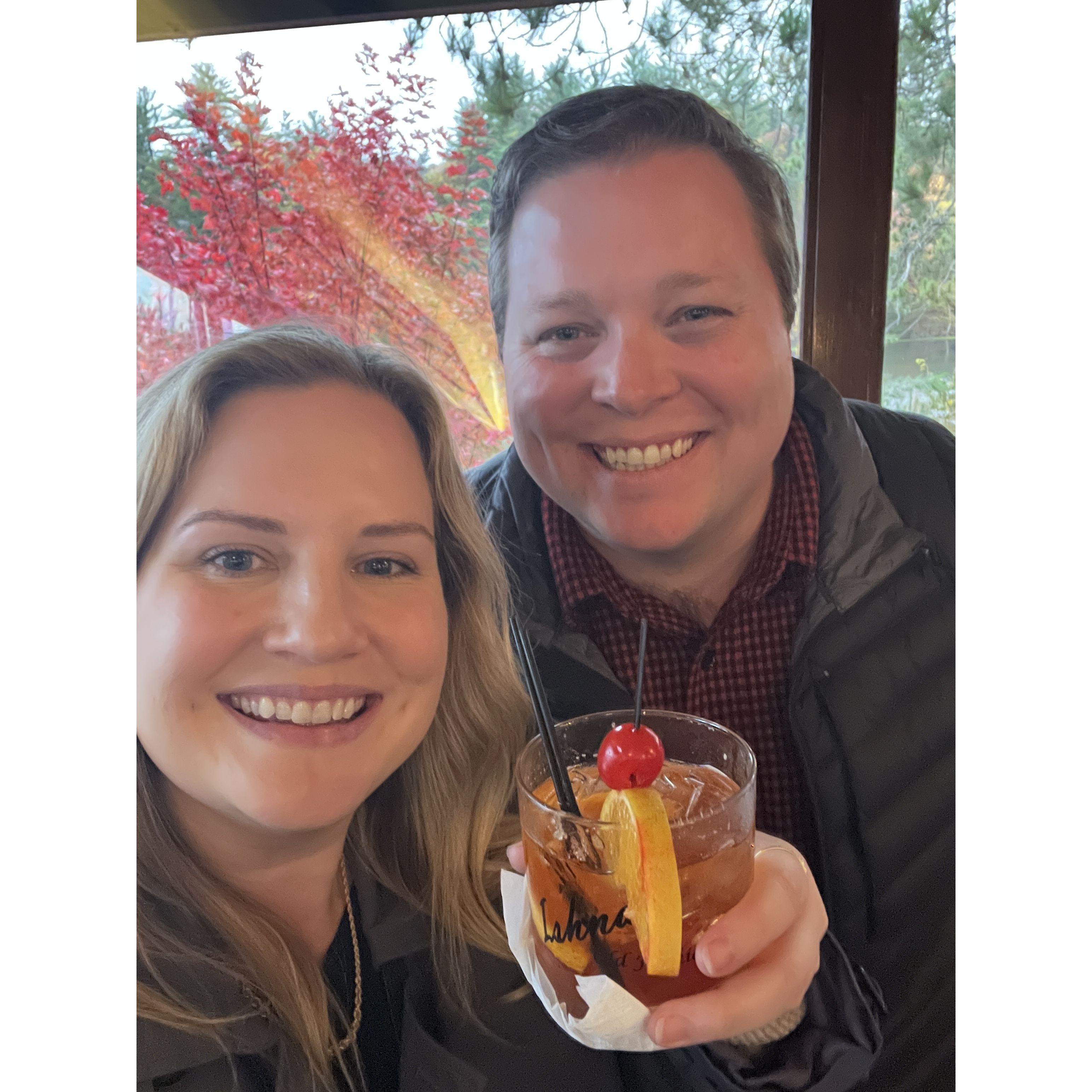 Two hours into our 4.5 hour wait for dinner at Ishnala Supper Club in Lake Delton, WI.