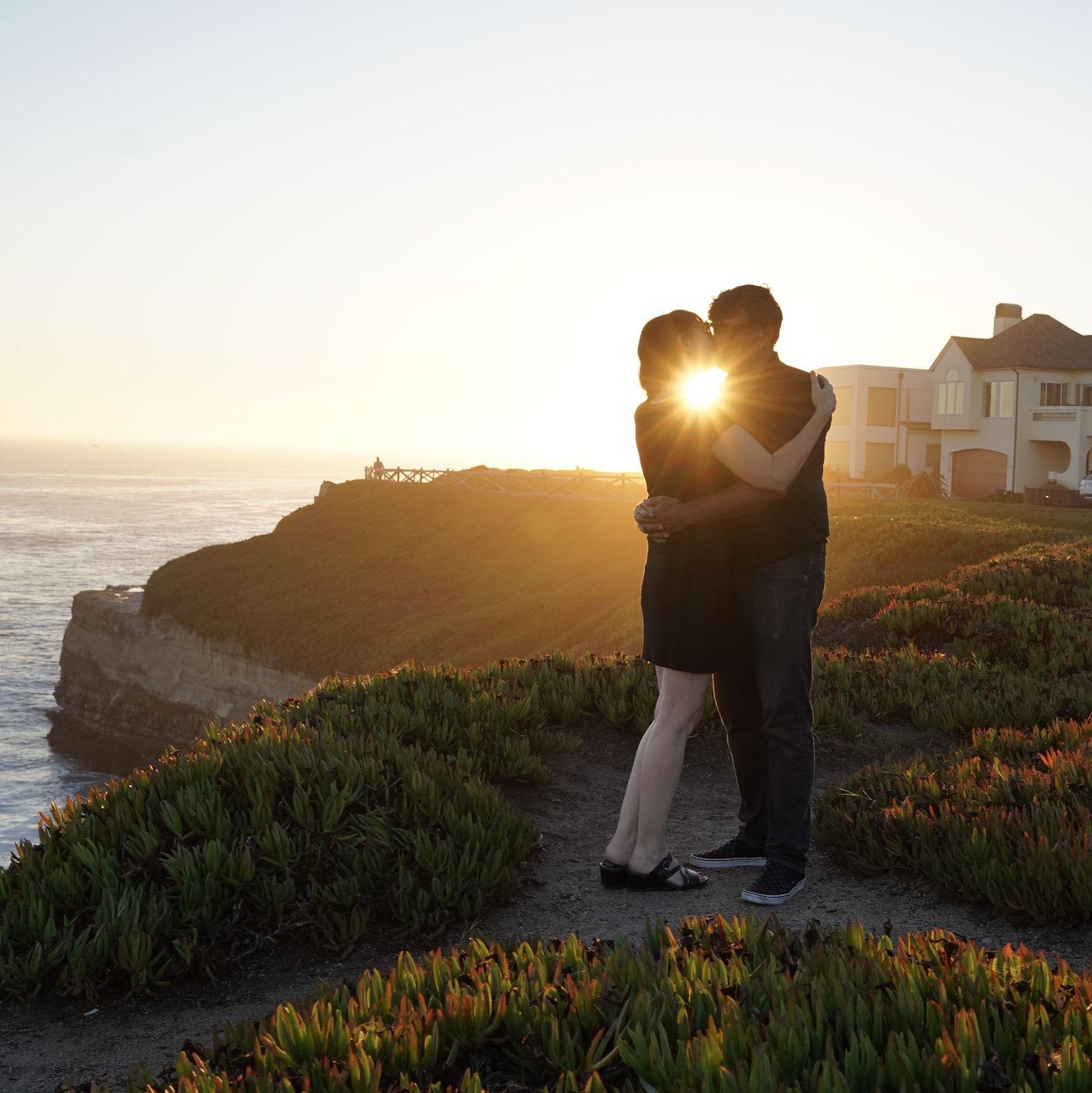 West Cliff at sunset. October 2025.