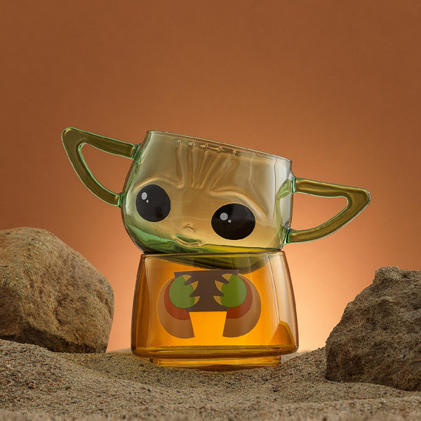 JoyJolt, Star Wars™ Stackable Character Collection Grogu Glass