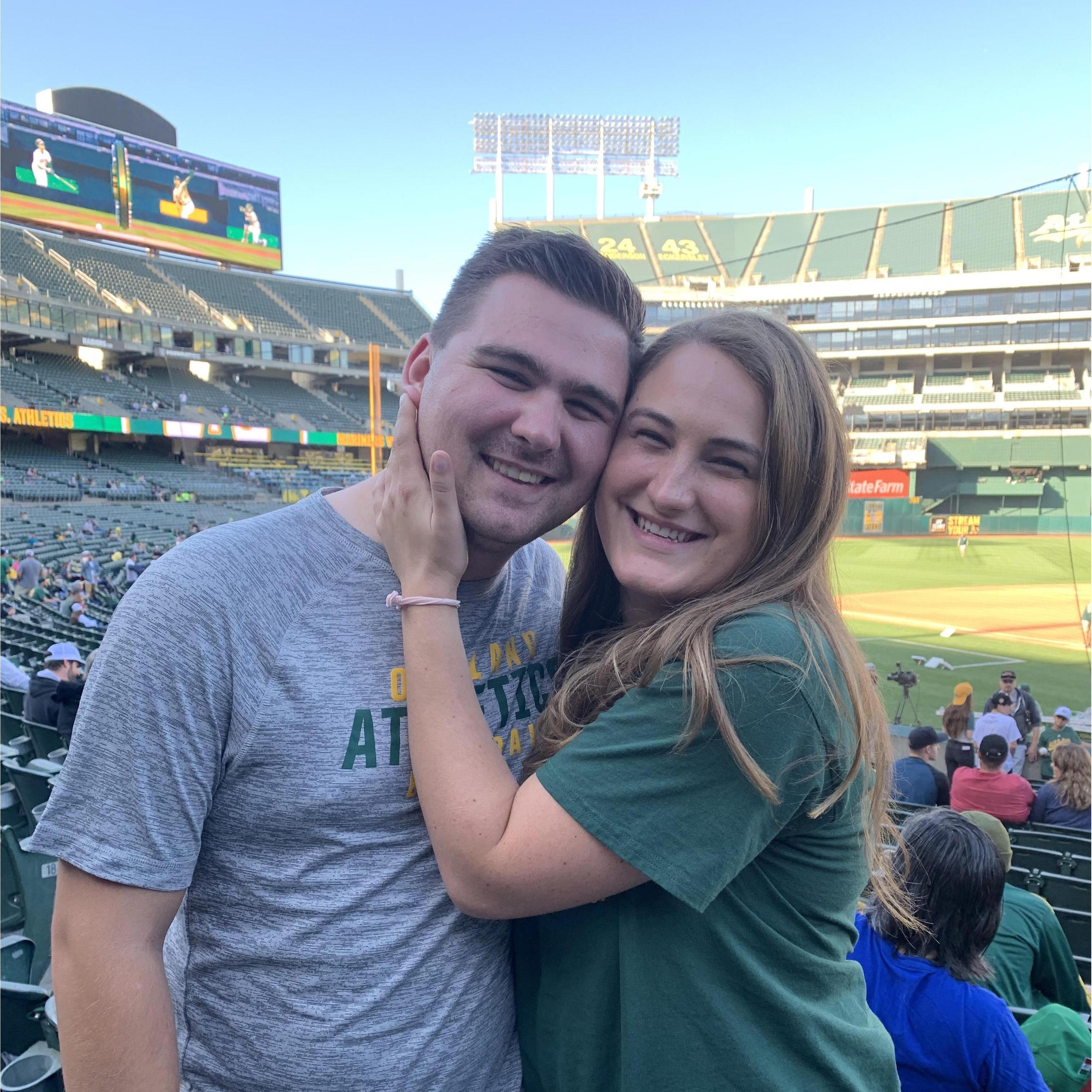 Oakland A's baseball game