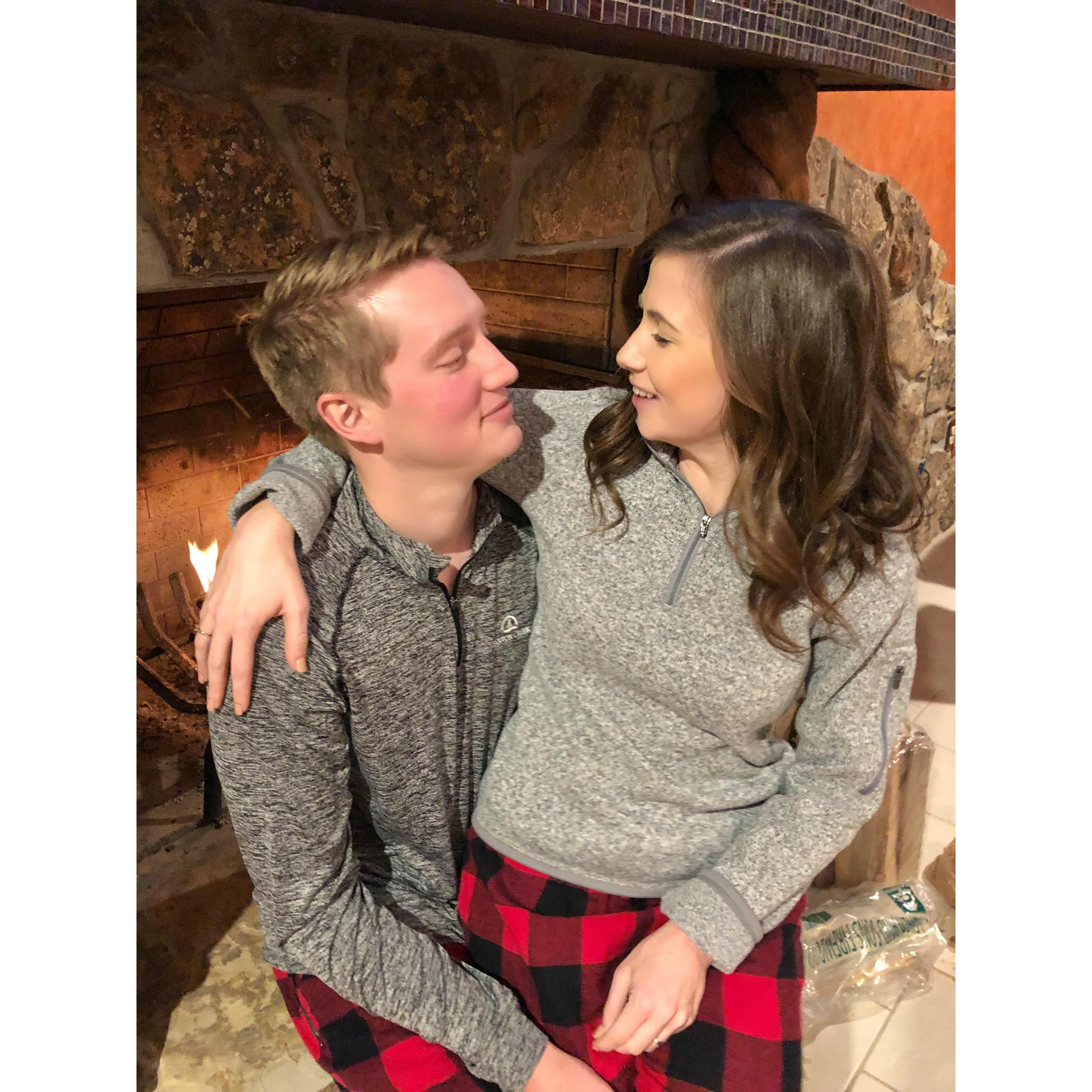 Matching Christmas PJs :)