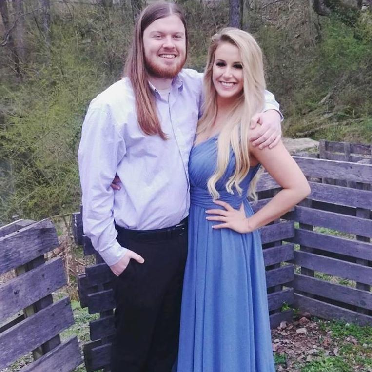 Lookin' snazzy at Joanna's BFF Amanda's wedding this March.