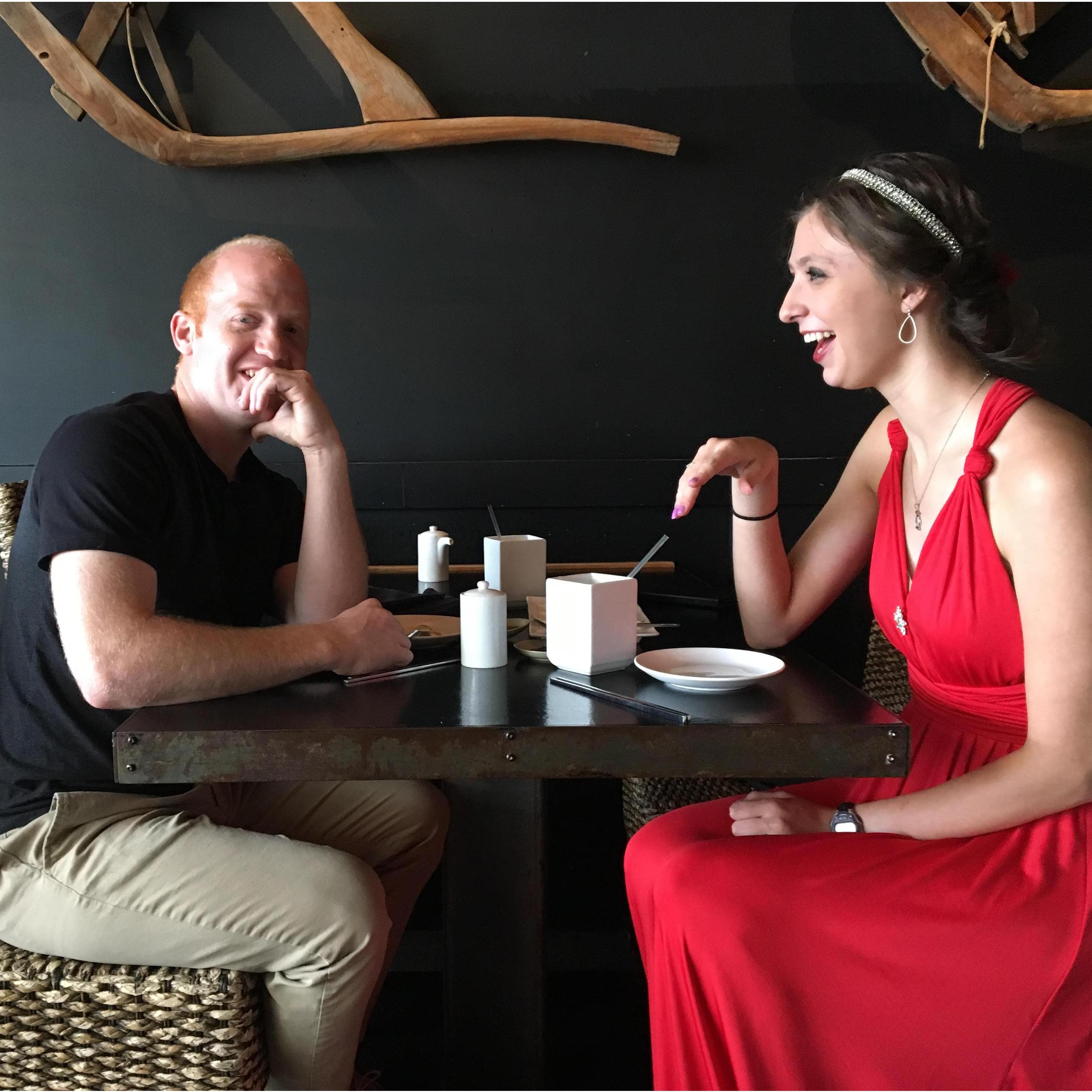 Our first anniversary - BOGO sushi!