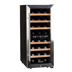 Koldfront TWR247ESS24 Bottle Free Standing Dual Zone Wine Cooler - Black and Stainless Steel