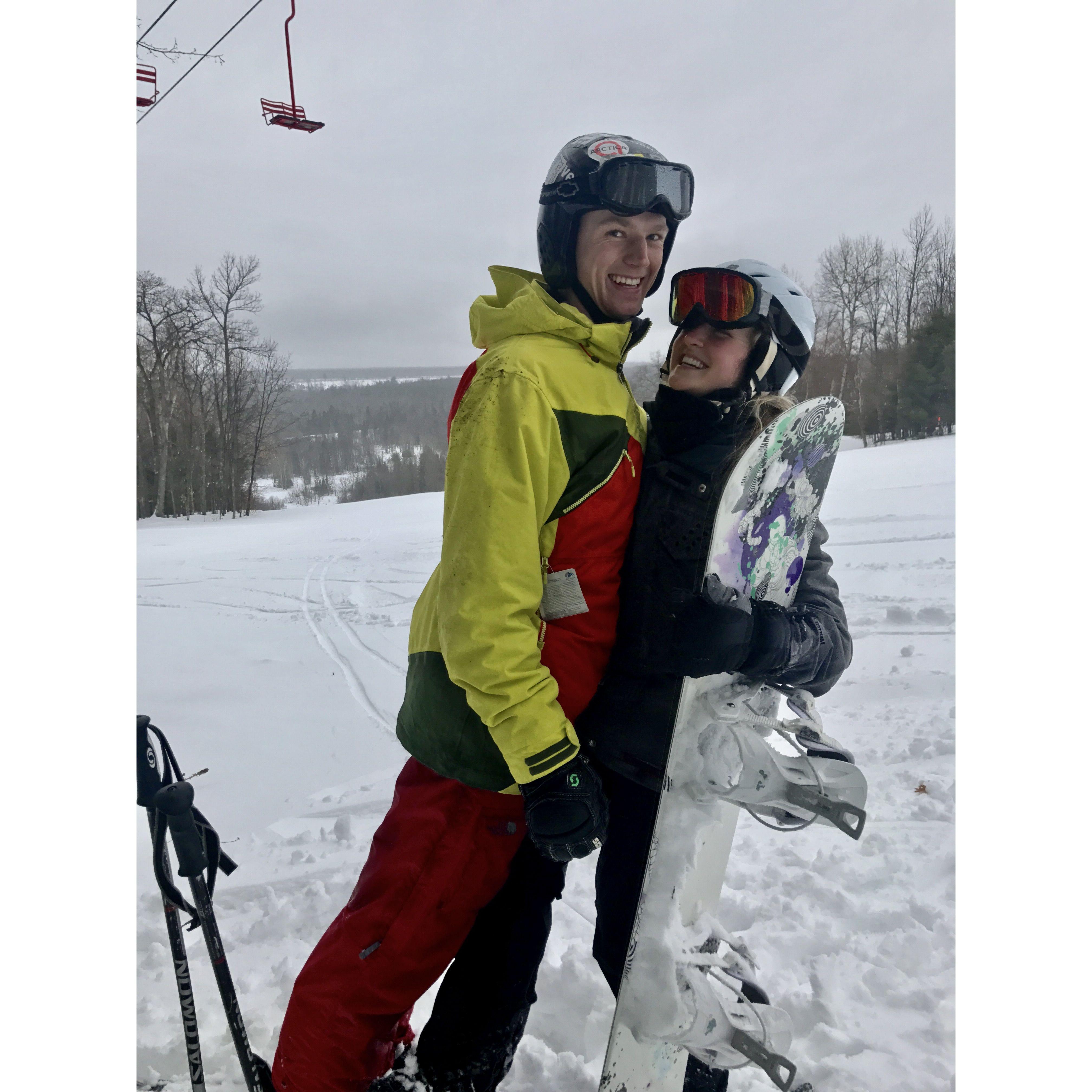 Skiing in MI!