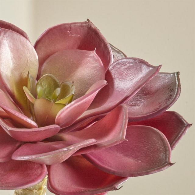 Artificial Echeveria Burgundy Succulent Stem