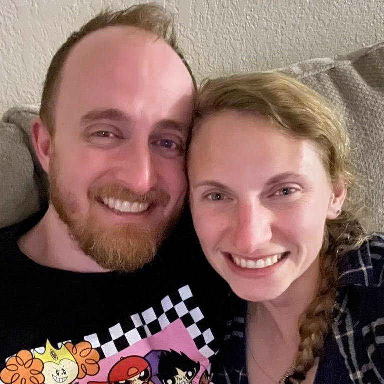 Our first photo together.