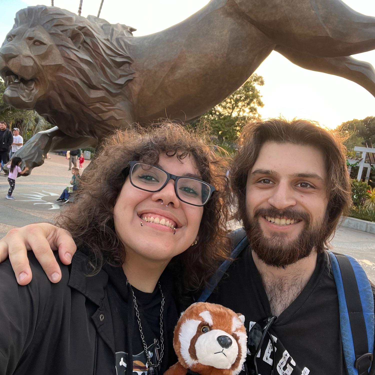 One of our dates to the zoo!