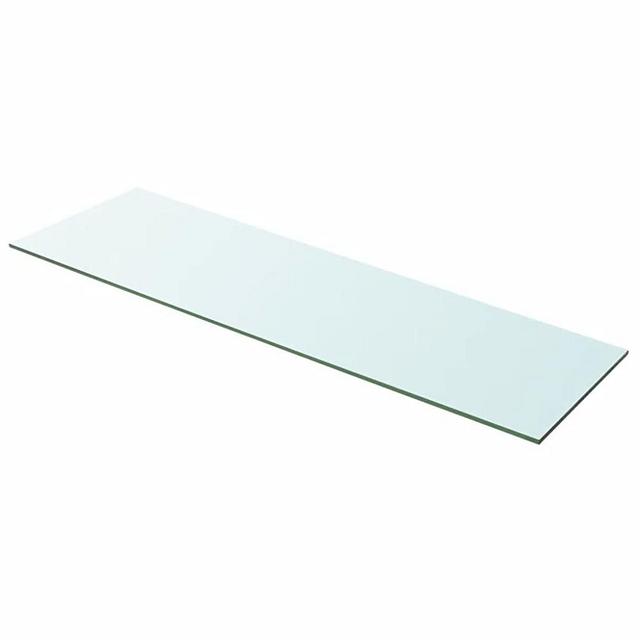 Glass Shelf, Tempered Glass Panel - 39.4 L x 11.8 W x 3/10 Inch - Load Capacity 33 Lbs, Clear