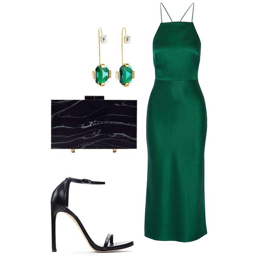 Green Dress inspiration outfit