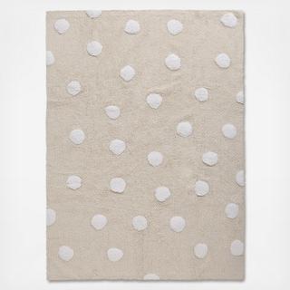 Polka Dot Washable Rug