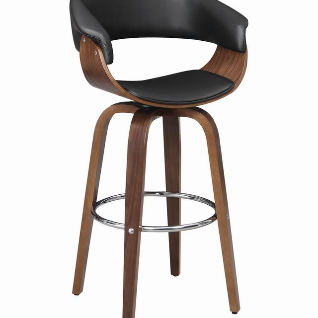 love this product Black & Walnut Swivel Bar Stool