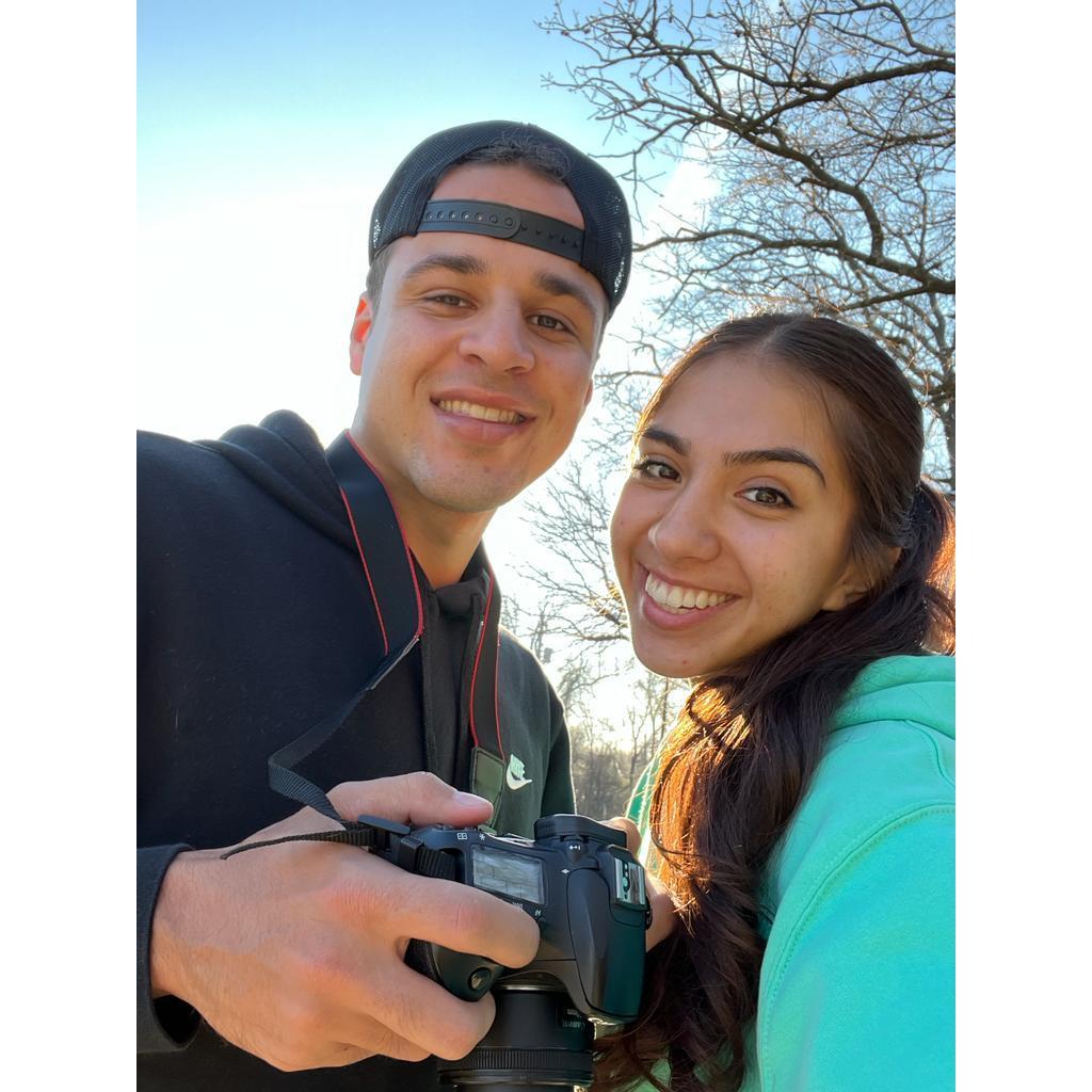 He always was down to come to my photoshoots just to spend time with me.
