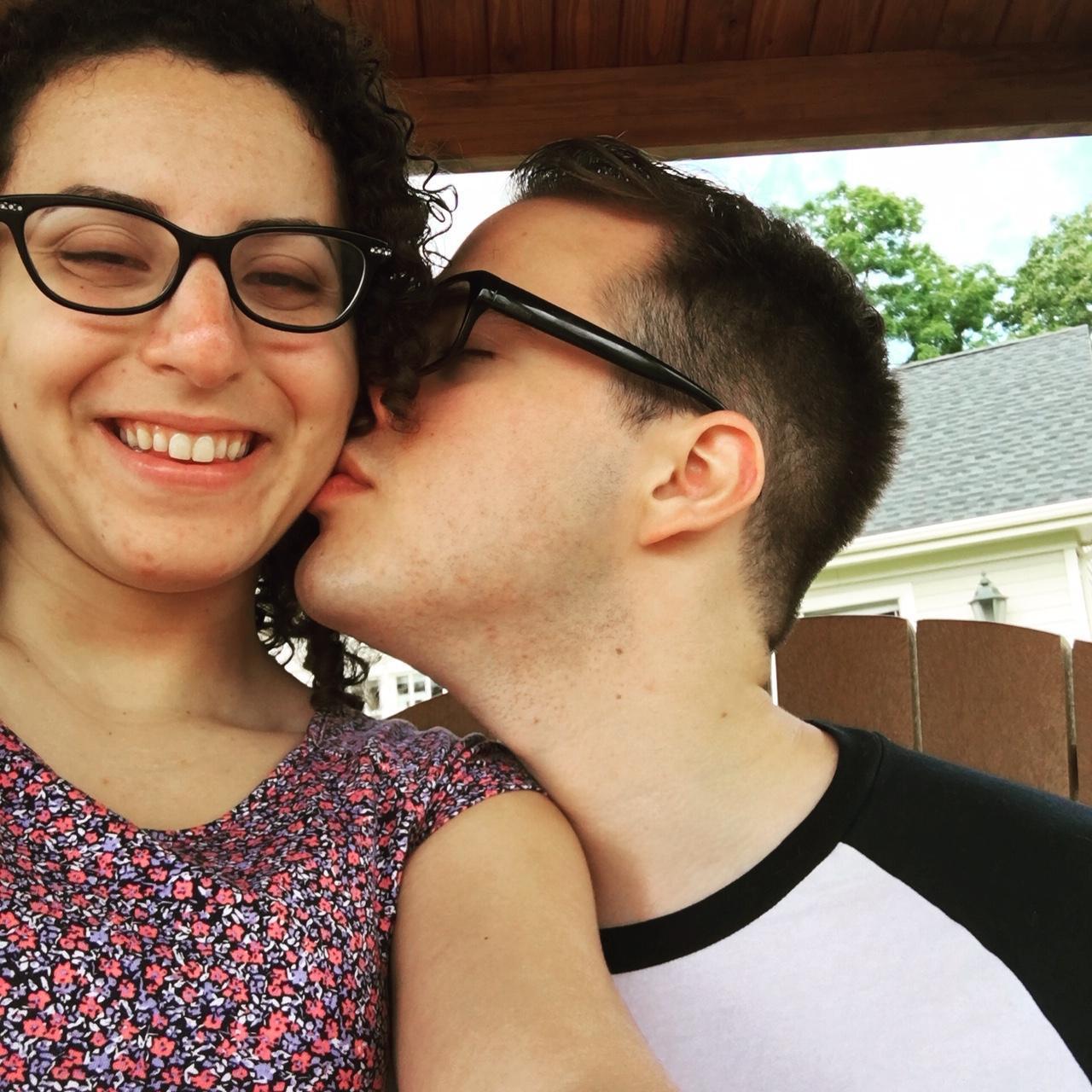 The berry patch was closed so Will and Ash took an ice cream break (with a few sneaky kisses)!