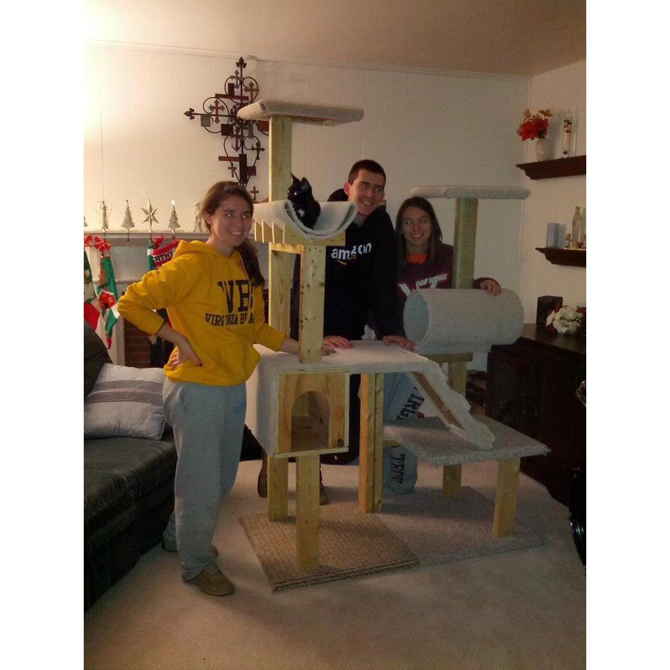 Building the cat tower part 2
December 2014