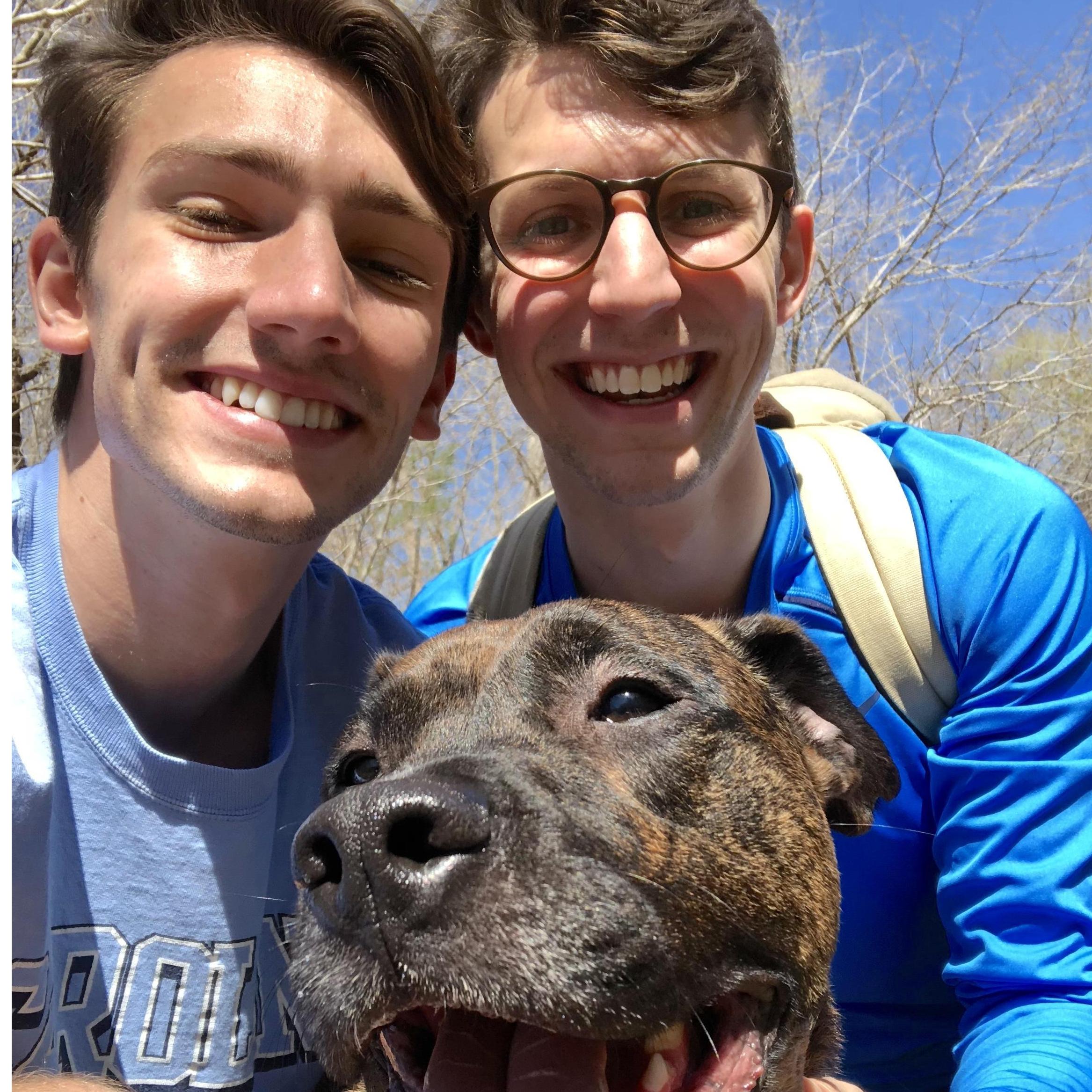 March 2018 - our first hike with Ollie! a core memory