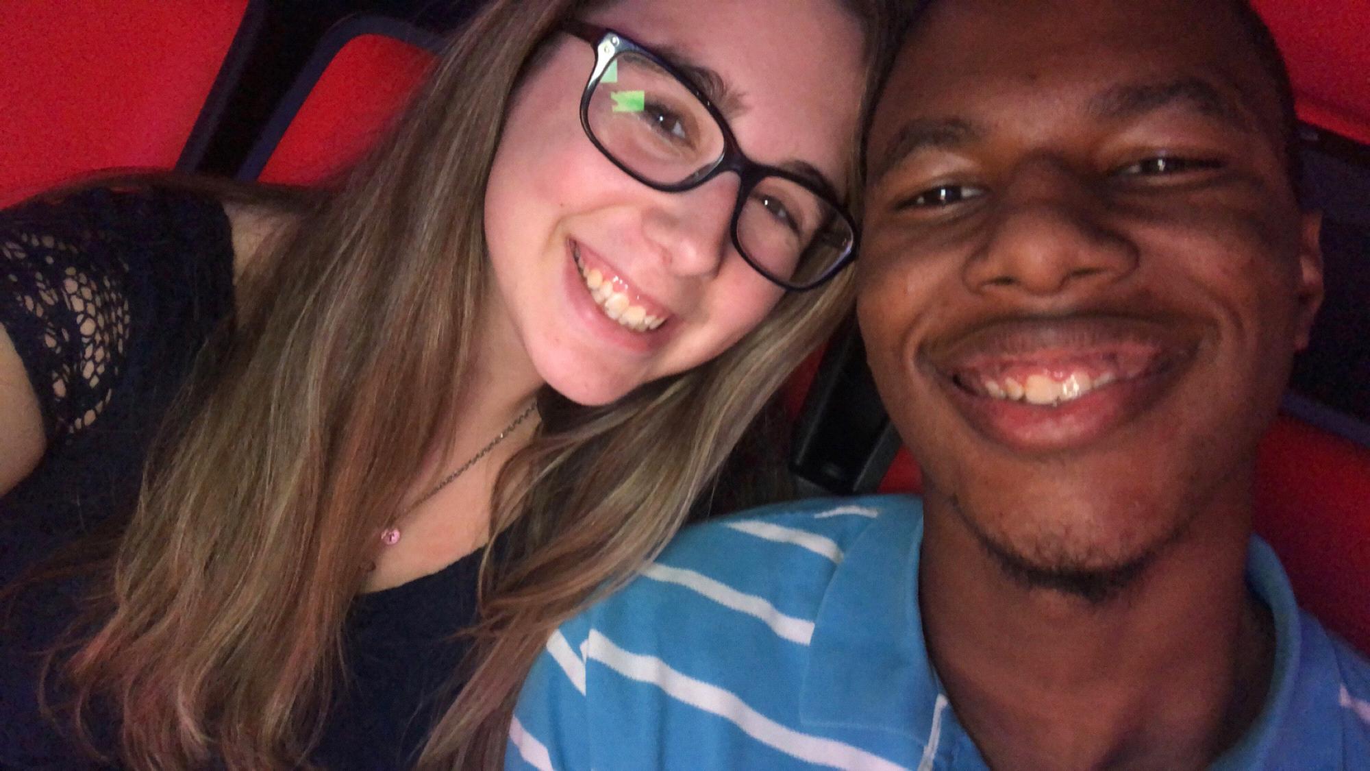 Our first hockey game