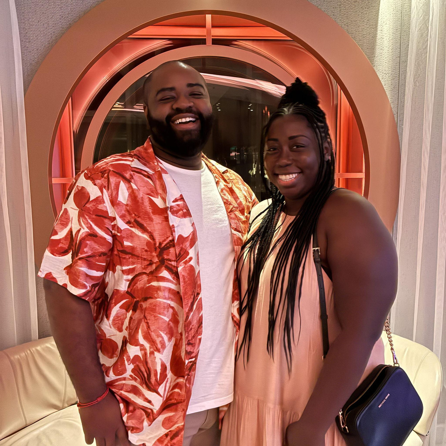 Our honeymoon and our first cruise!