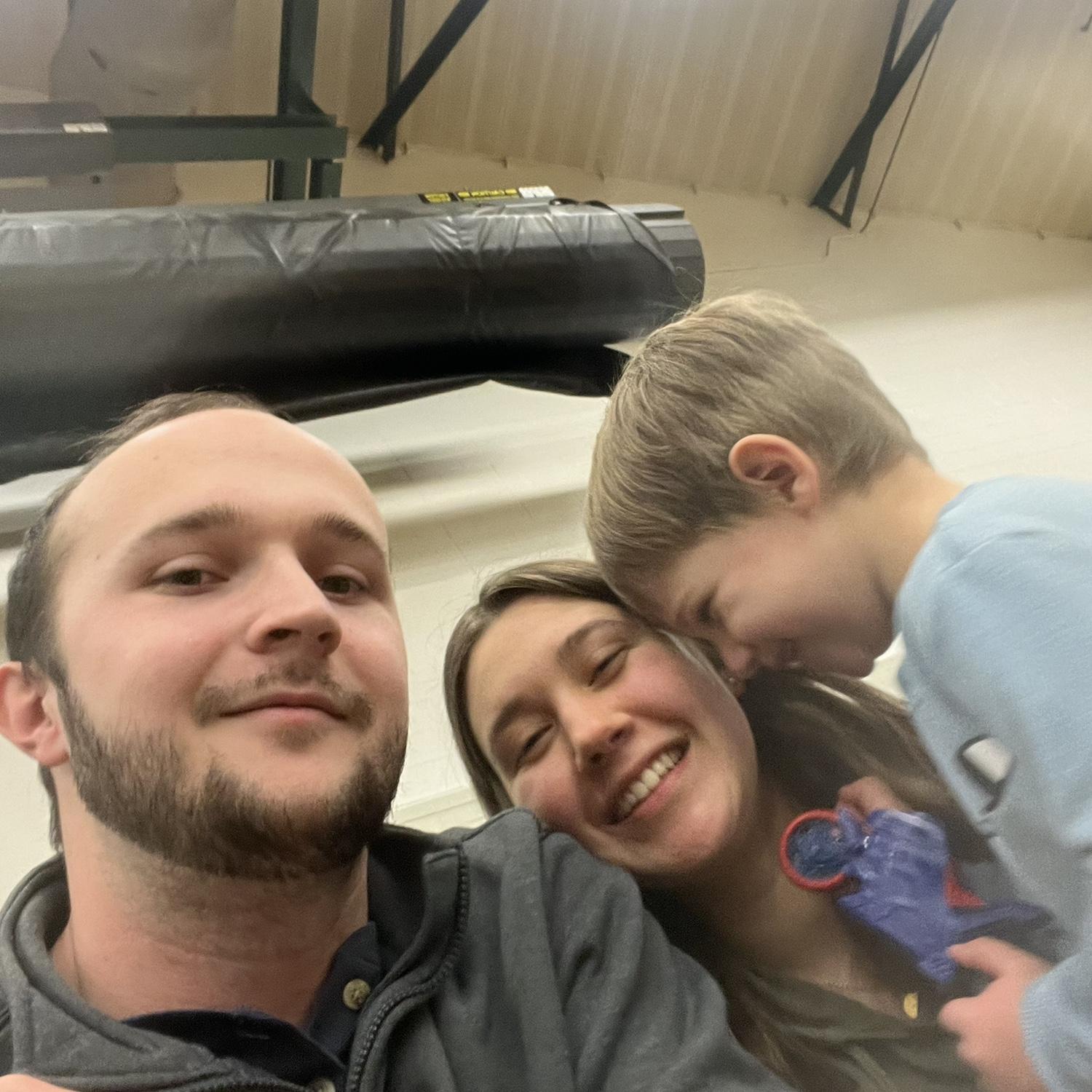 Supporting our church family and keeping Bear entertained