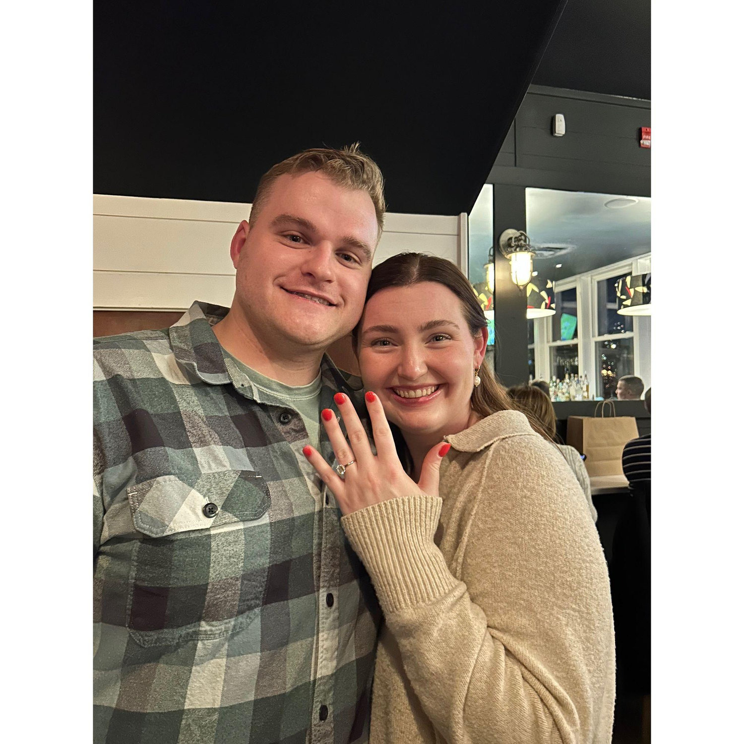 Our first picture engaged!