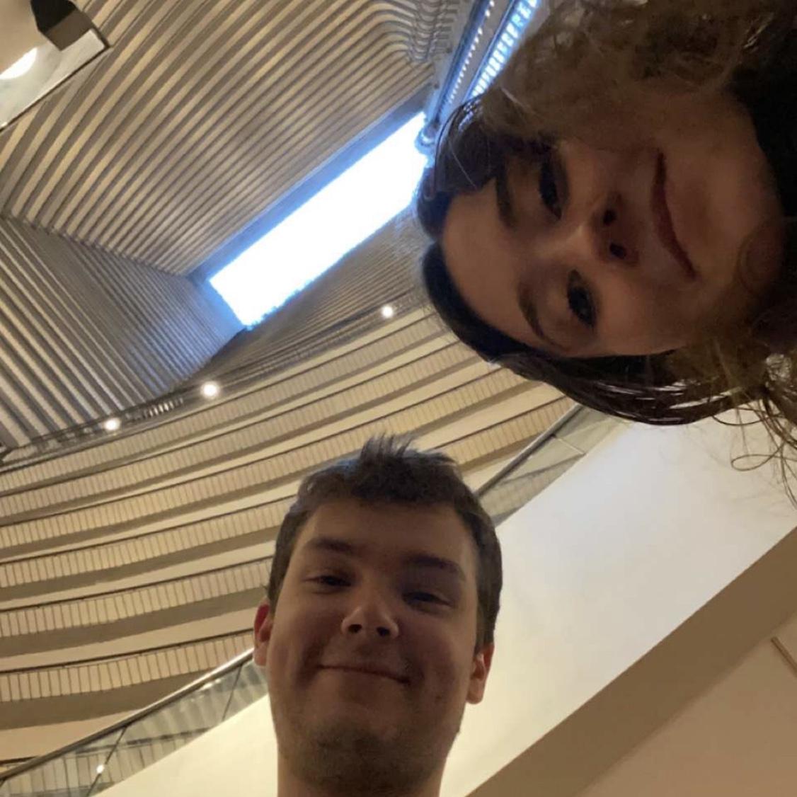 John and Haygan saying goodbye as Haygan starts college in Atlanta. June 2021