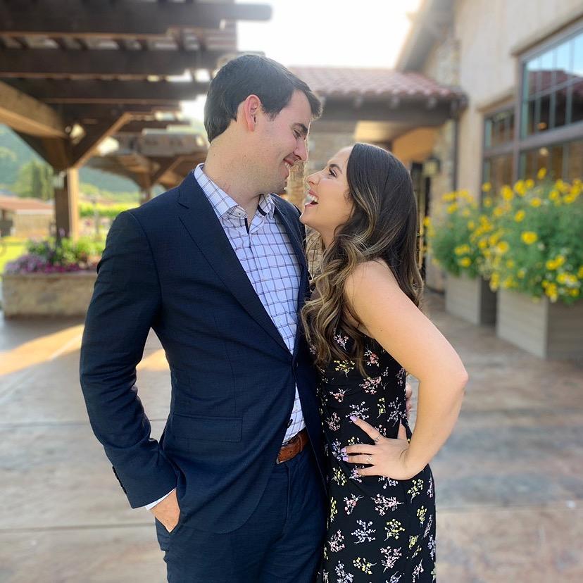 June 8, 2019 - We attend our first wedding together and start talking about what our wedding will look like one day!