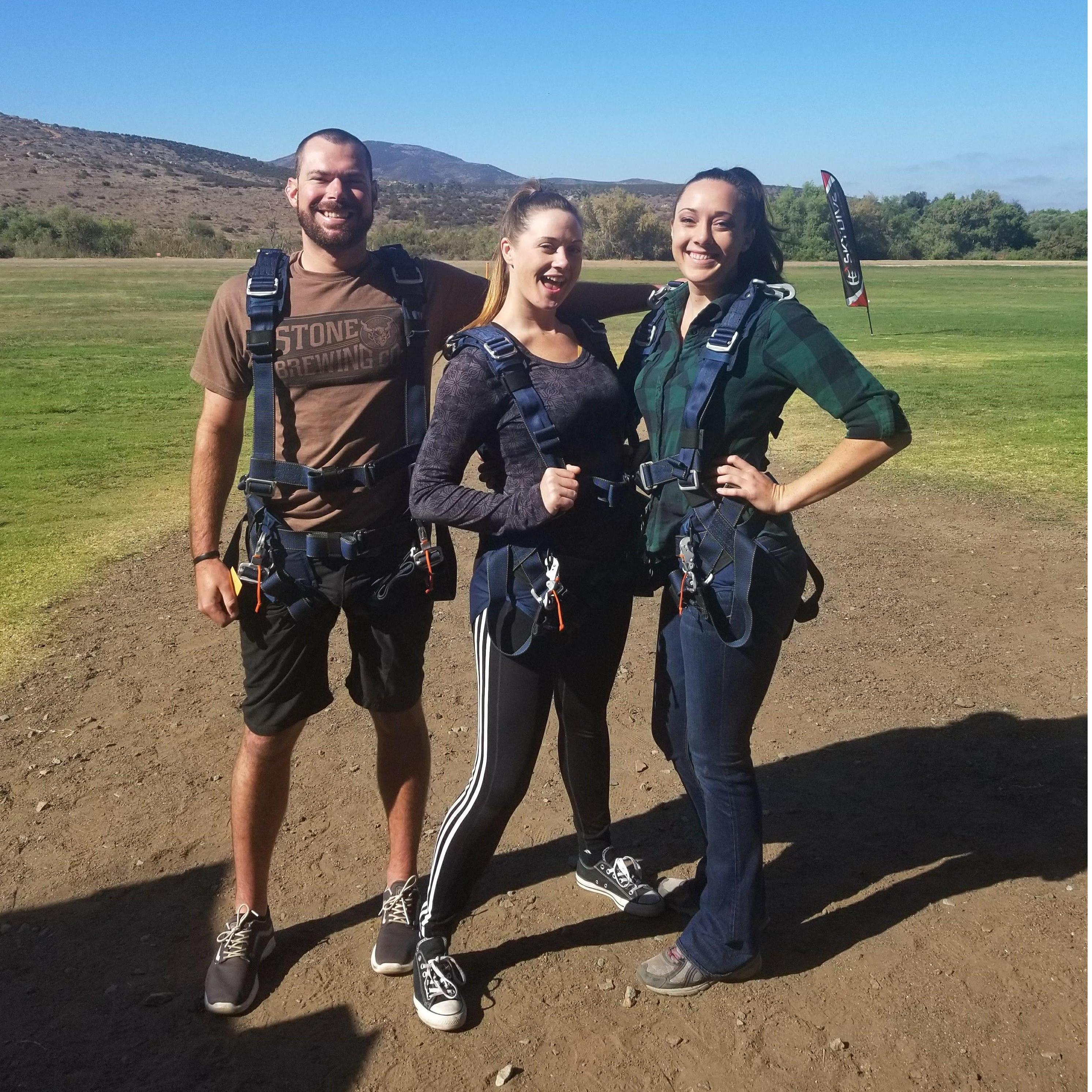 Skydiving July 2018 for Kalyn's 26th Birthday
Stan, Brenna, Kalyn