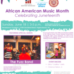 African American Music Month Celebrating Juneteenth